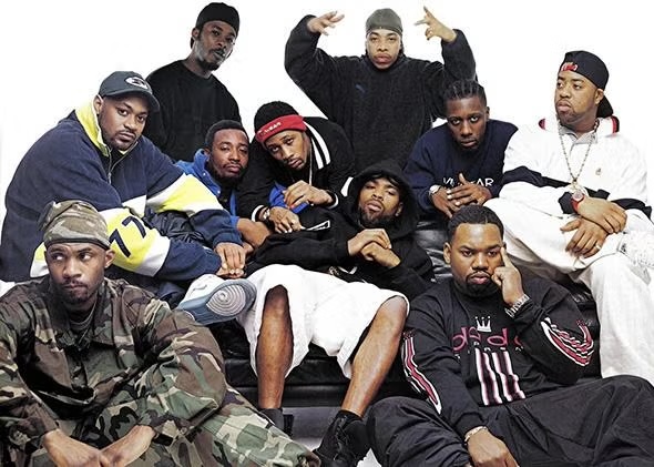 The original nine MCs of the Wu-Tang Clan, plus adjunct member Cappadonna. Photo via Flickr (Creative Commons)