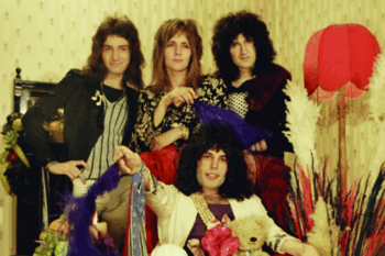 1973 publicity photo of Queen taken by Douglas Puddifoot