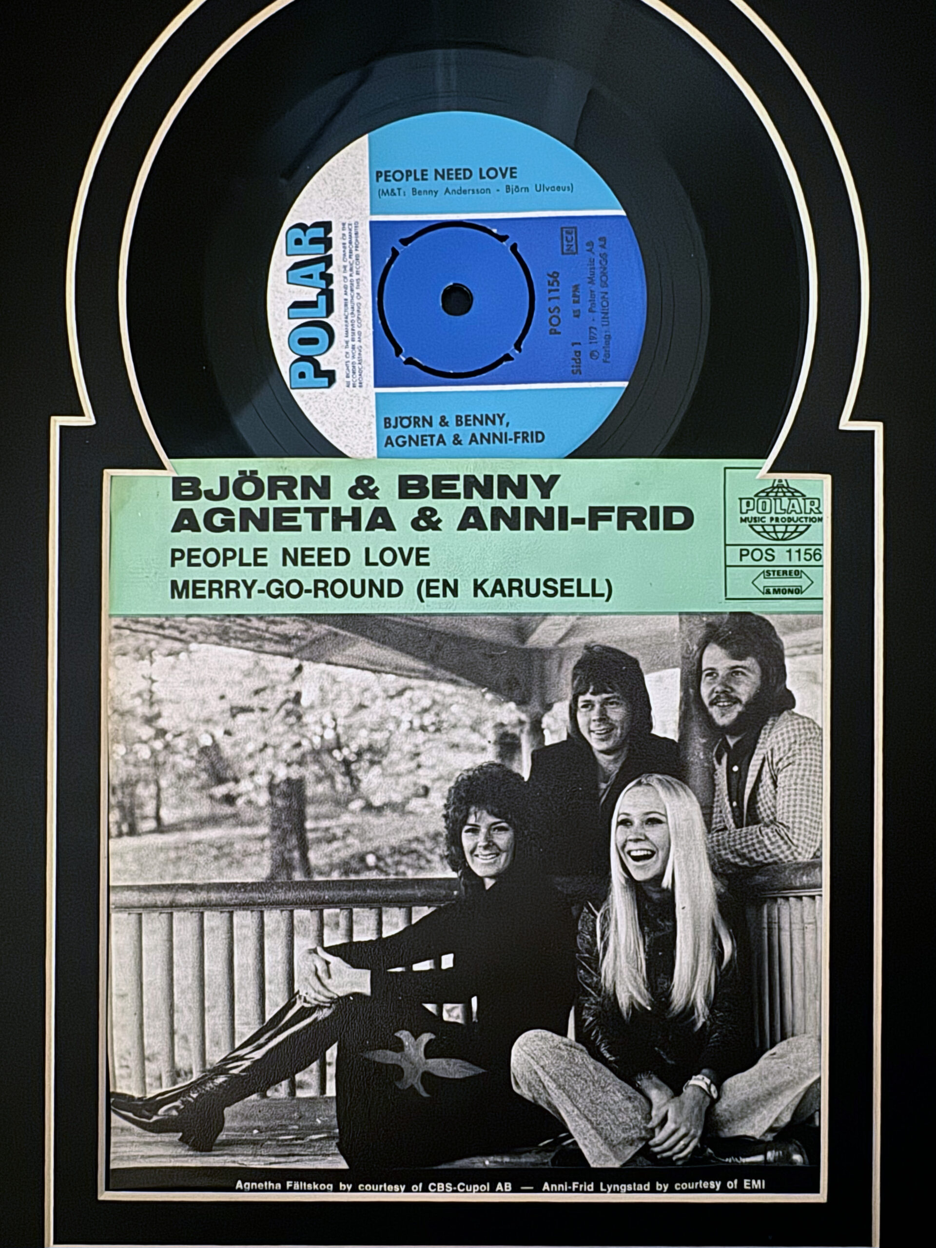 Björn & Benny, Agnetha & Anni-Frid — “People Need Love” / “Merry-Go-Round”