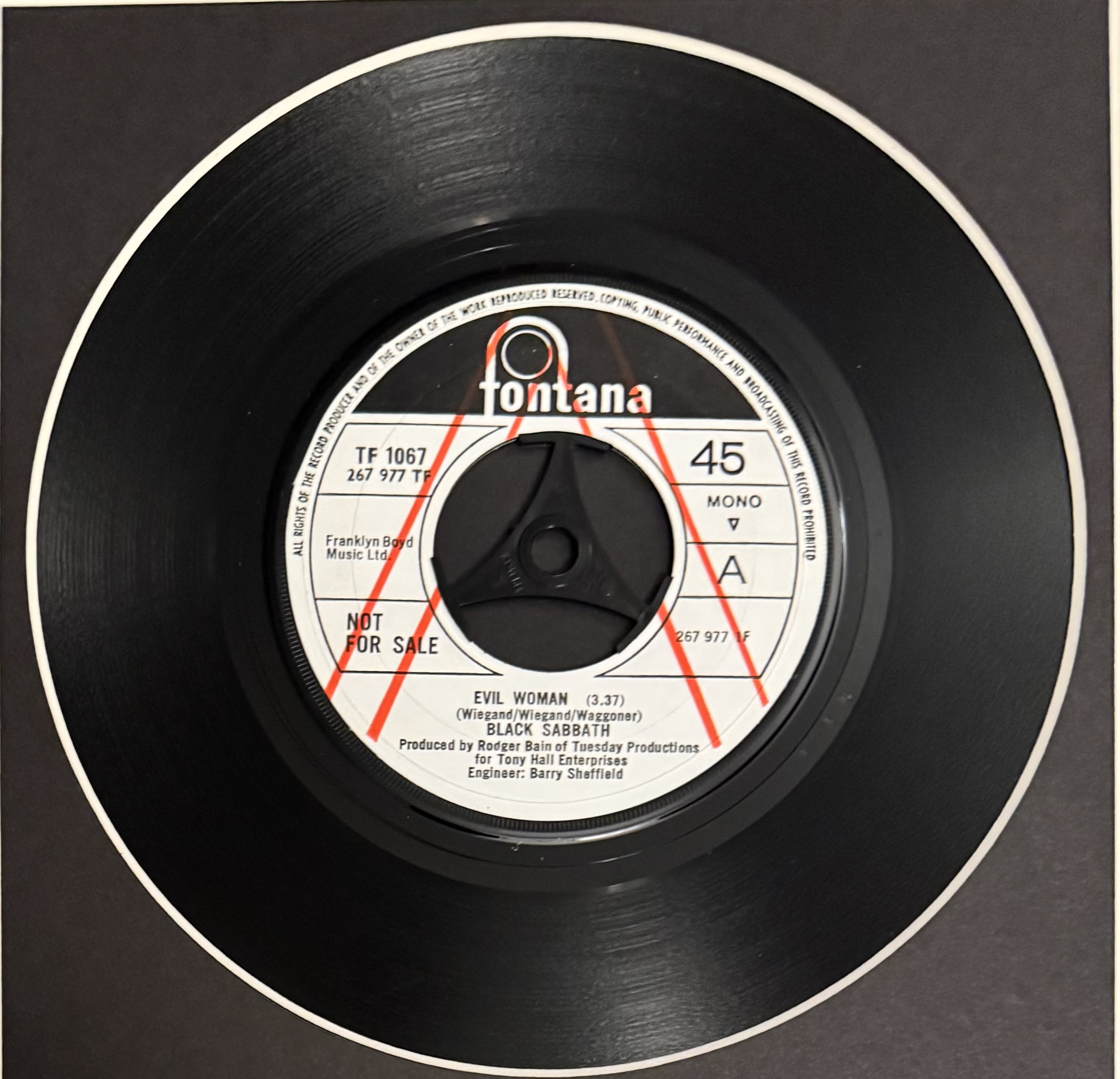 Black Sabbath Evil Woman promotional single