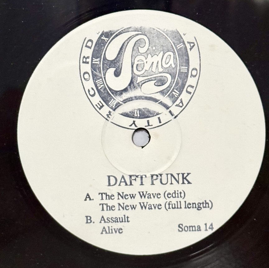 Daft Punk — The New Wave, the Archive’s hand-stamped white-label promo